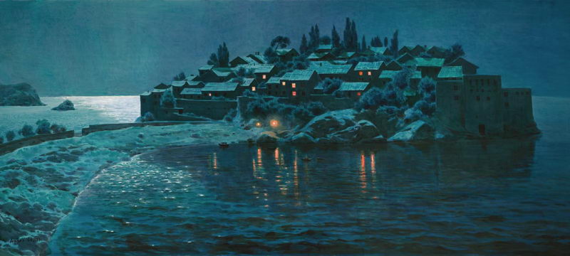 Картина Андрияки Новогодняя Ночь